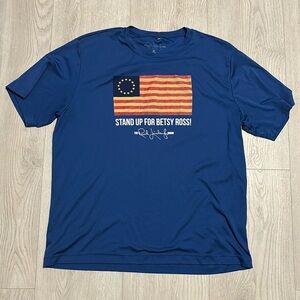 🔥BUNDLESALE XL Rush Limbaugh performance patriotic stand Betsy Ross T-shirt nwot